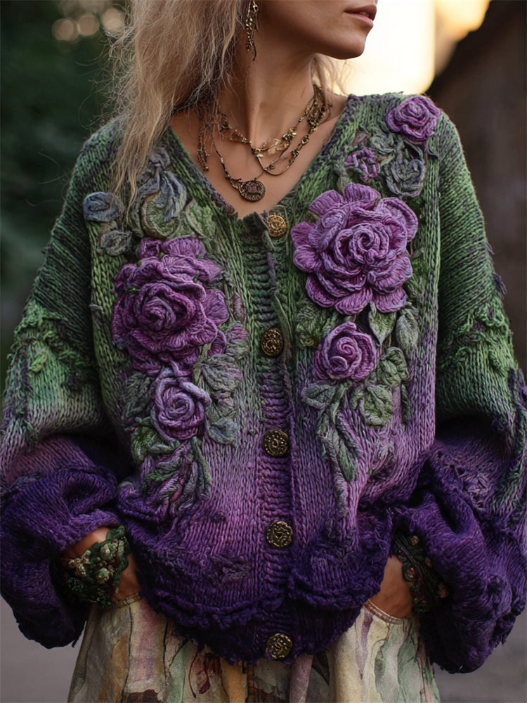 Vintage Inspired Cardigan with a Contemporary Edge