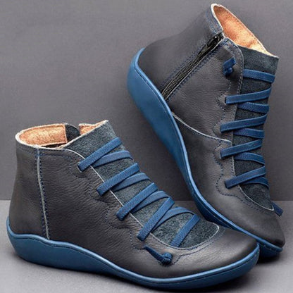 LD | Vrouwen Schoenen Fashion Lederen Enkellaars