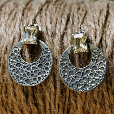Silver Moon Earrings
