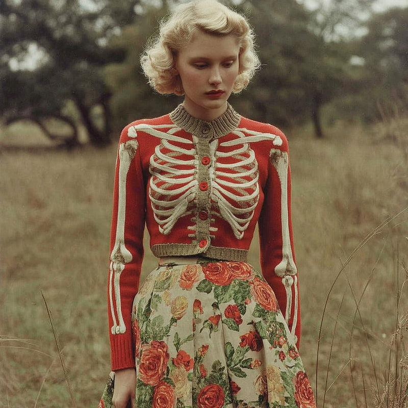 Classic Vintage Cardigan with a Flattering Fit