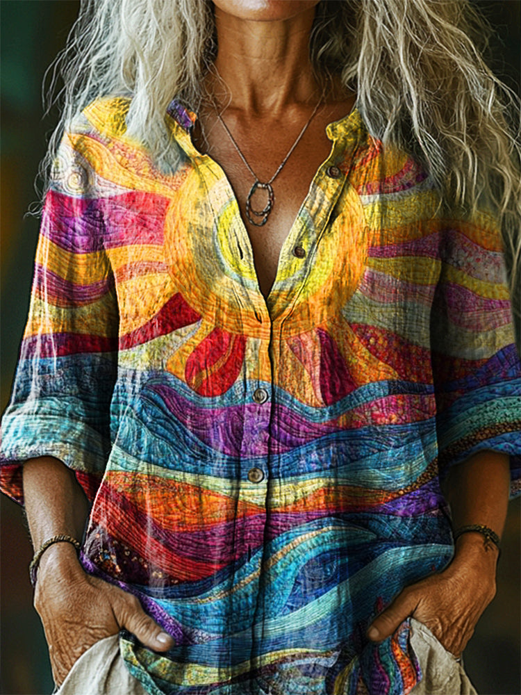 A Vintage Style Shirt with Delicate Timeless Details