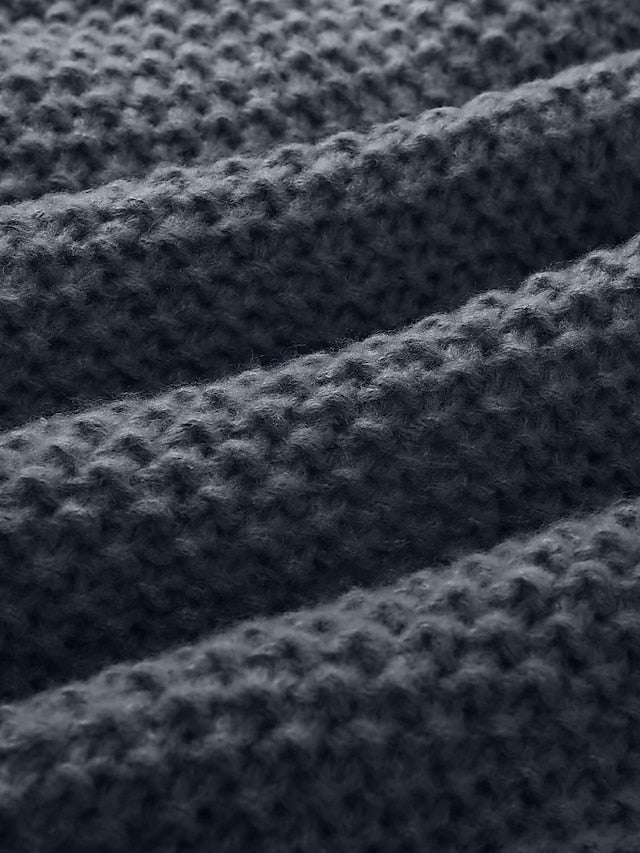 LD | Vest met capuchon in grof breisel