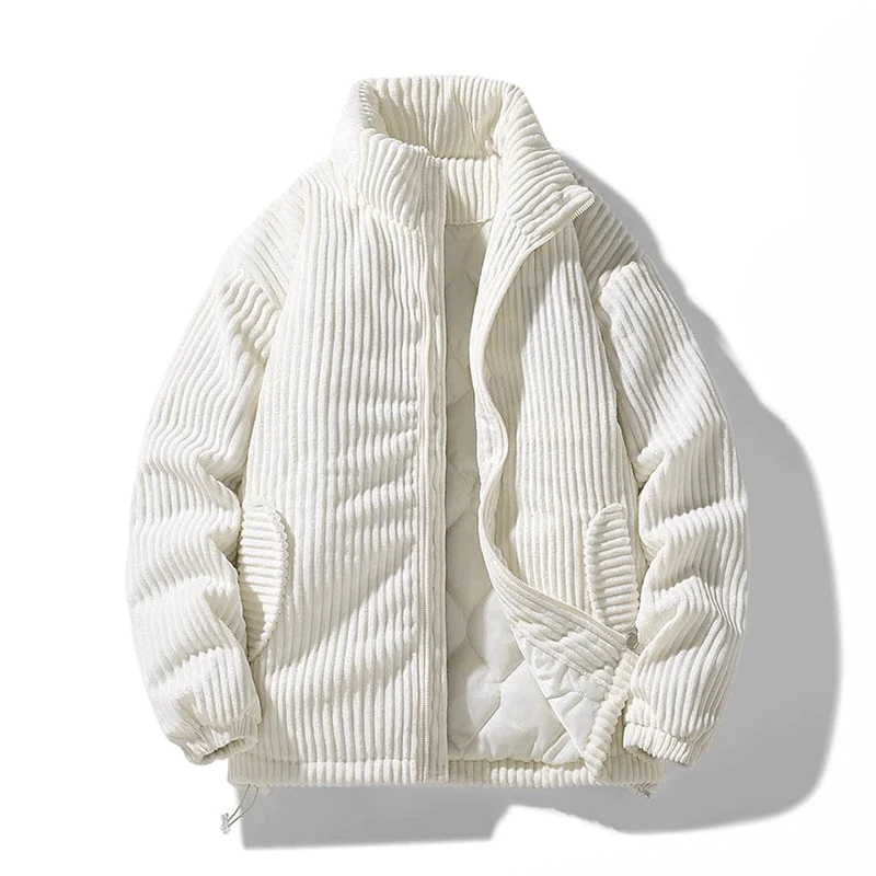 LD geribbeld fluwelen jack