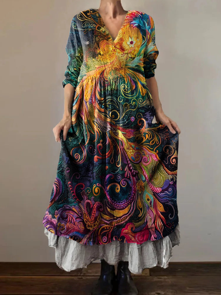 Classic Vintage Dress with a Flattering Fit
