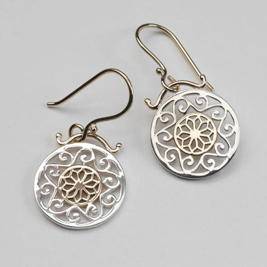 Rounded Symbol Earrings