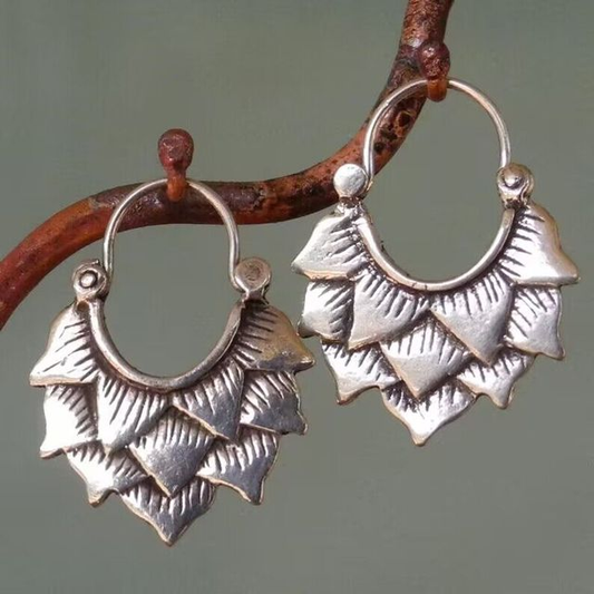 Silver Leaf Earrings