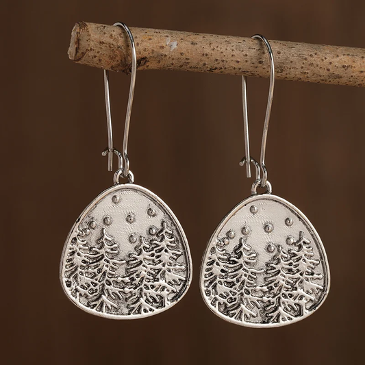 Silver Forest Earrings