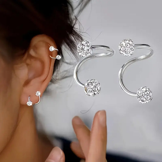 Spiral Stud Earrings