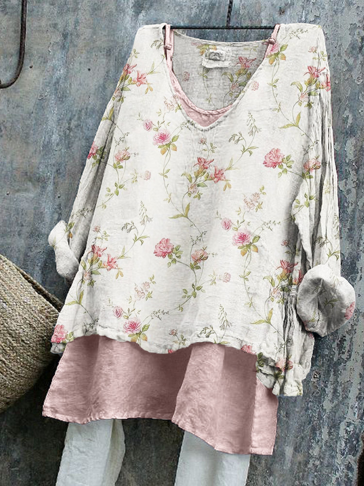 Subtly Elegant Top with a Refined Vintage Look