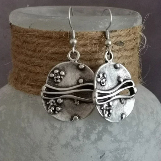 Wave Silver Earrings