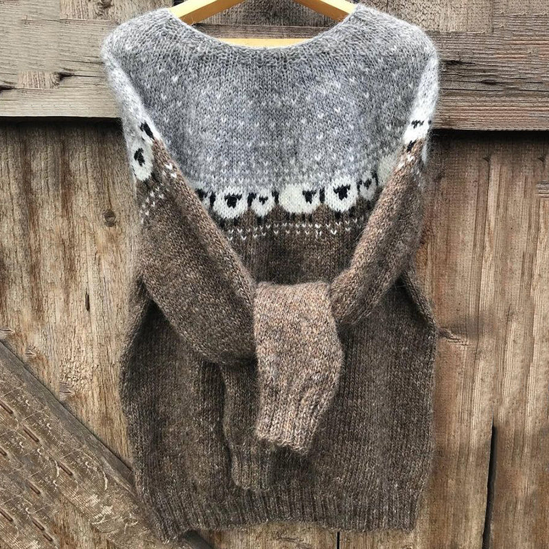 Vintage Inspired Sweater with a Contemporary Edge