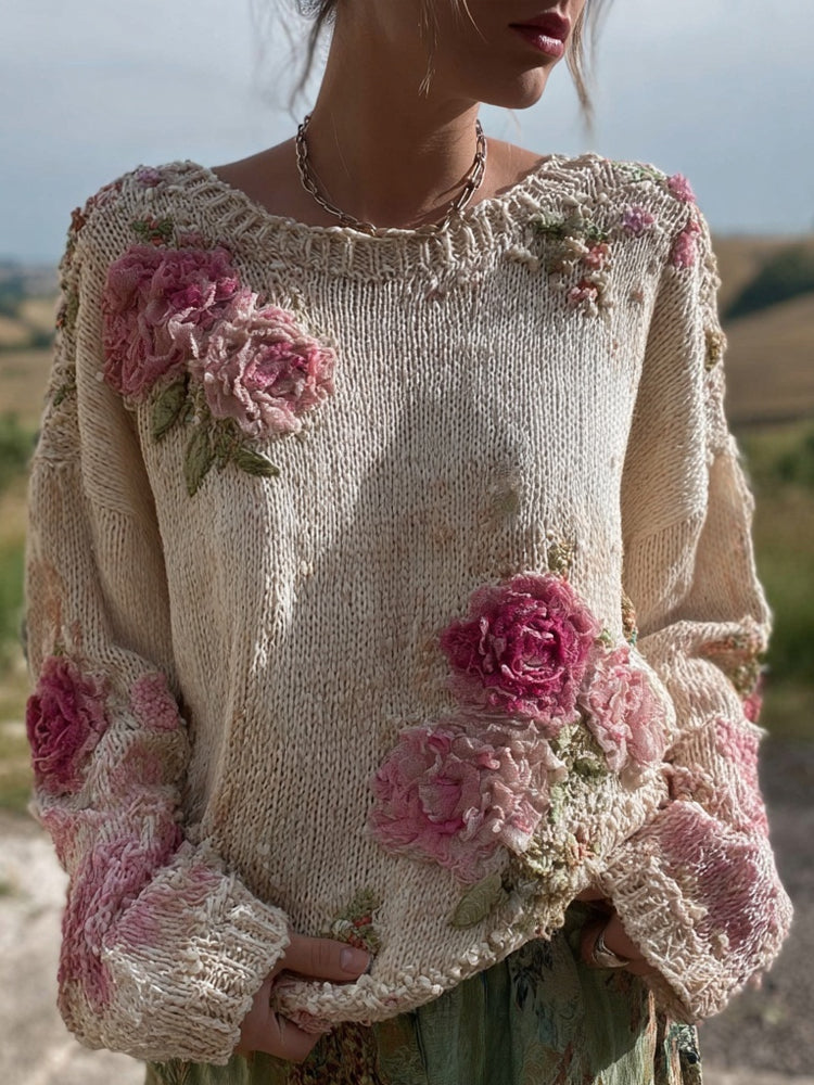 Vintage Inspired Sweater with a Contemporary Edge