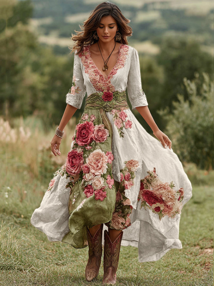 Classic Vintage Dress with a Flattering Fit