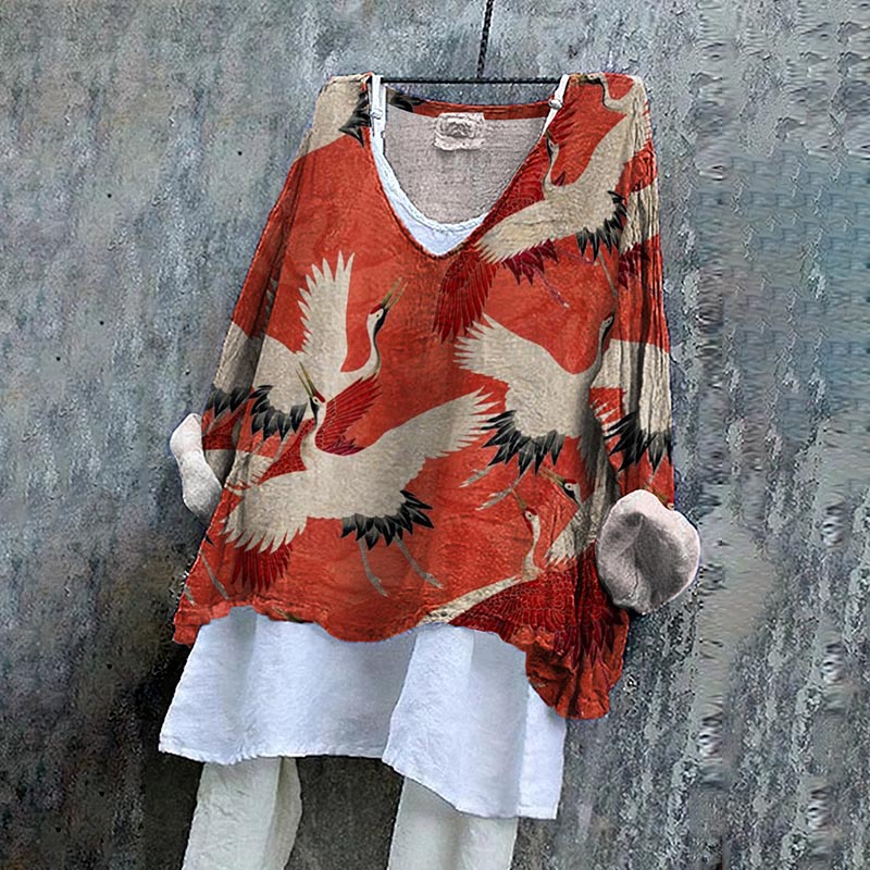 Classic Vintage Blouse with a Flattering Fit