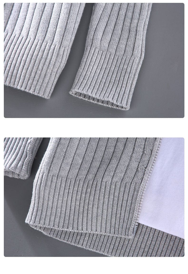 LD Gebreide trui met opstaande kraag 2024