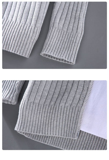 LD Gebreide trui met opstaande kraag 2024