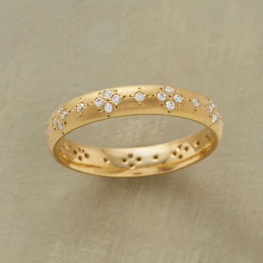 Diamond Blossom Ring