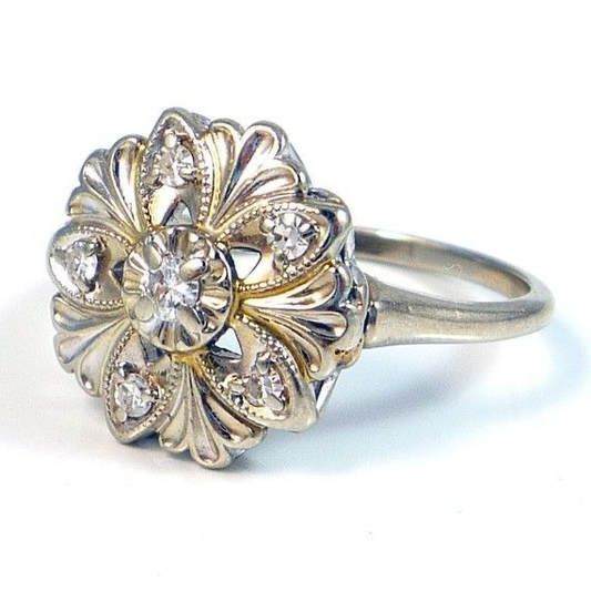 Vintage Floral Ring
