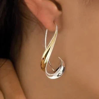 Vintage Handmade Gold Earrings