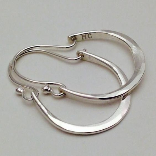 Silver Hoop Earrings