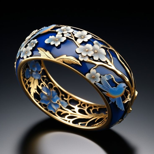 Blossom Enamel Ring