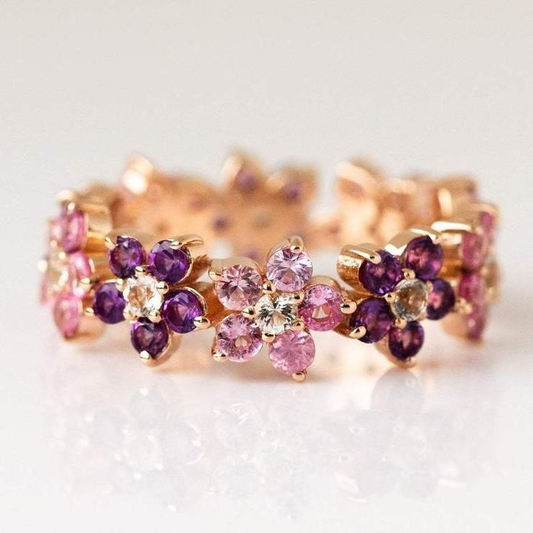 Garden Petal Band Ring