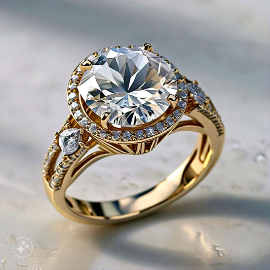 Grand Halo Statement Ring