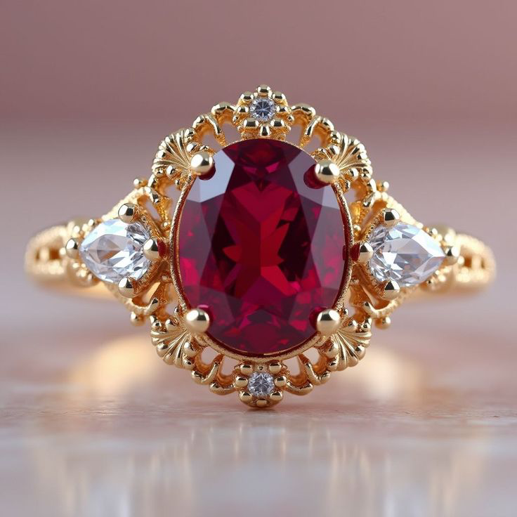 Royal Garnet Ring