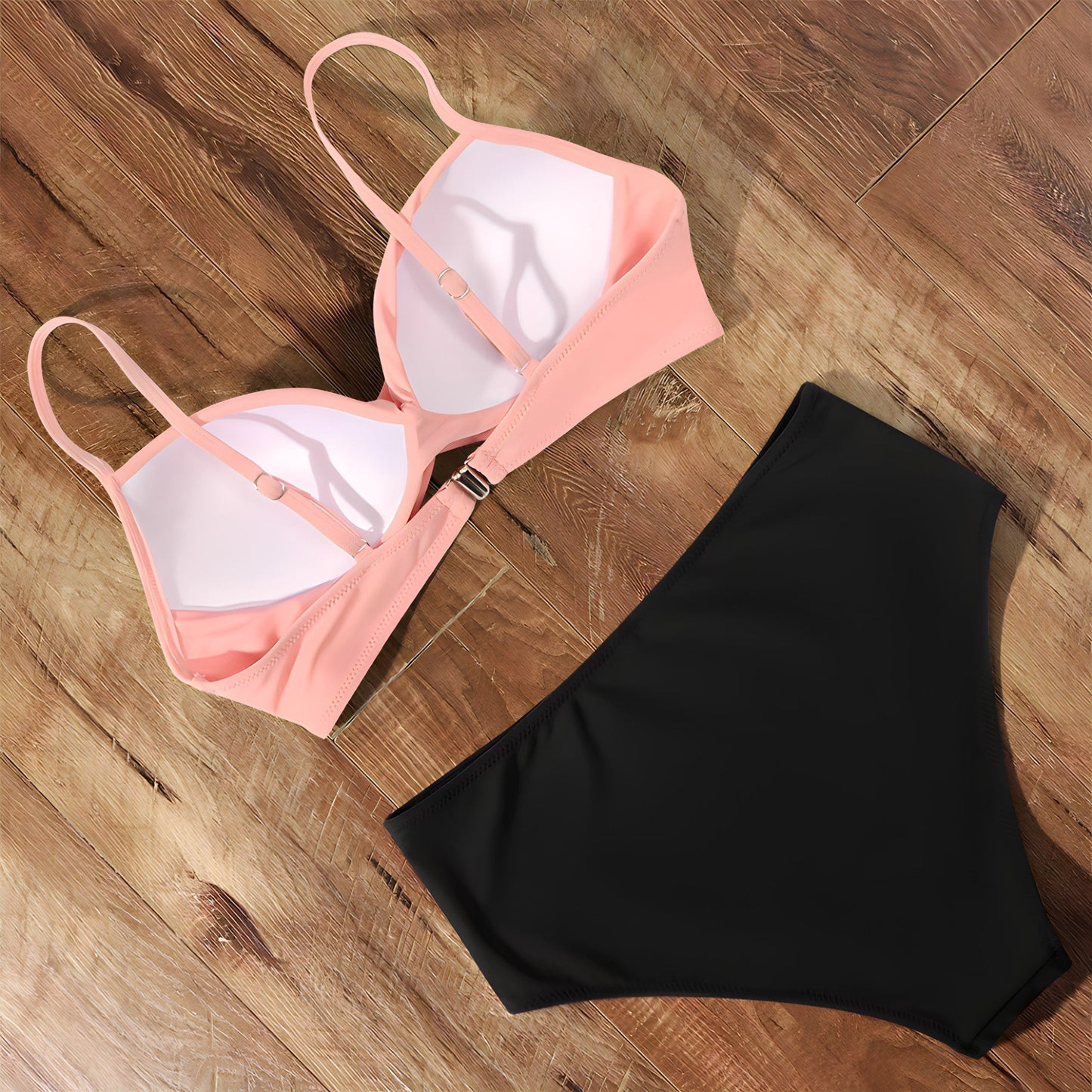 LD | Bikini met hoge taille en topje met draaibare voorkant