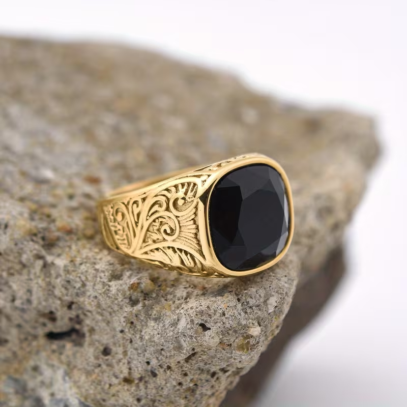 Vintage Gemstone Gold Ring