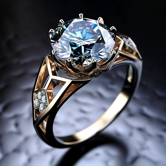 Exotic Crystalline Hollow Ring