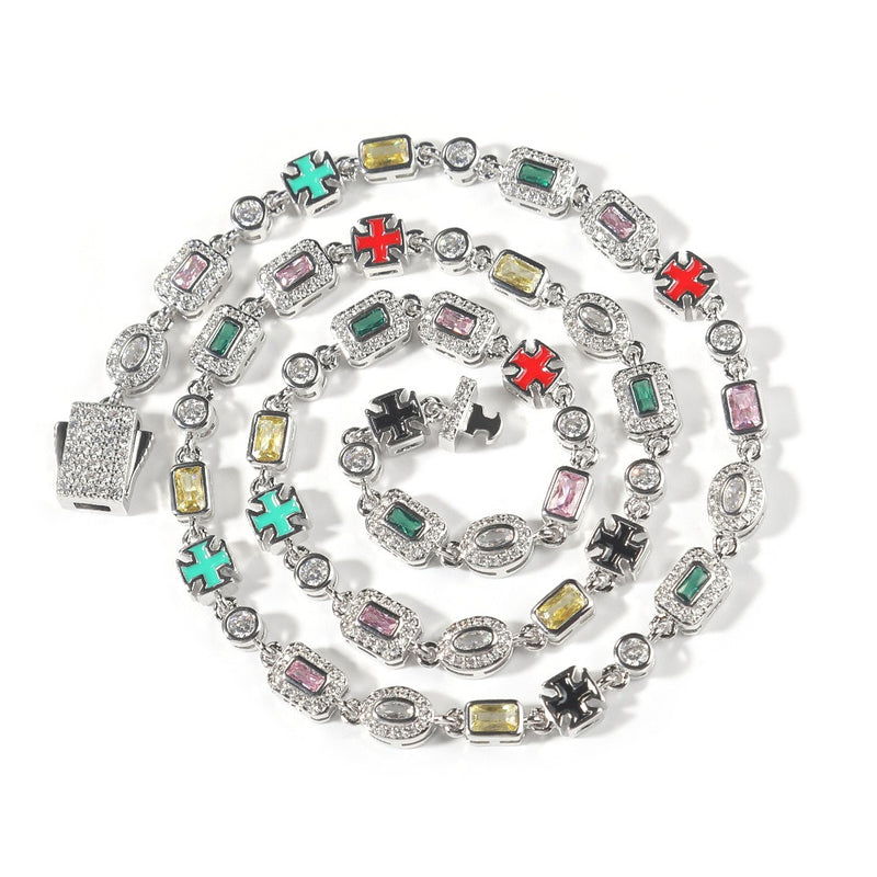 Bold Stainless Steel Necklace Bracelet