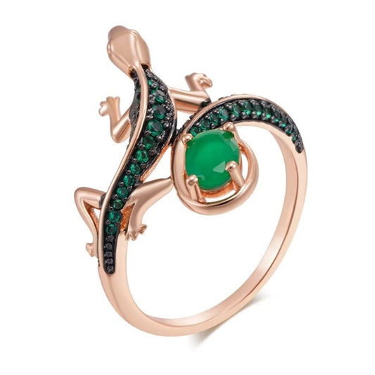 Exotic Emerald Ring