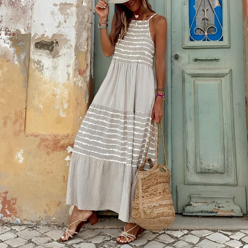 LD Lavigne - Beige maxi jurk