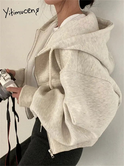 LD Casual trui met lange mouwen en tunnelkoord