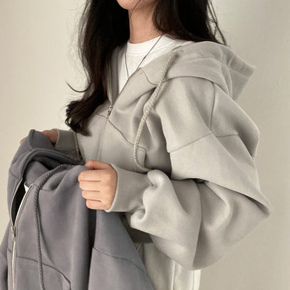 LD Casual trui met lange mouwen en tunnelkoord