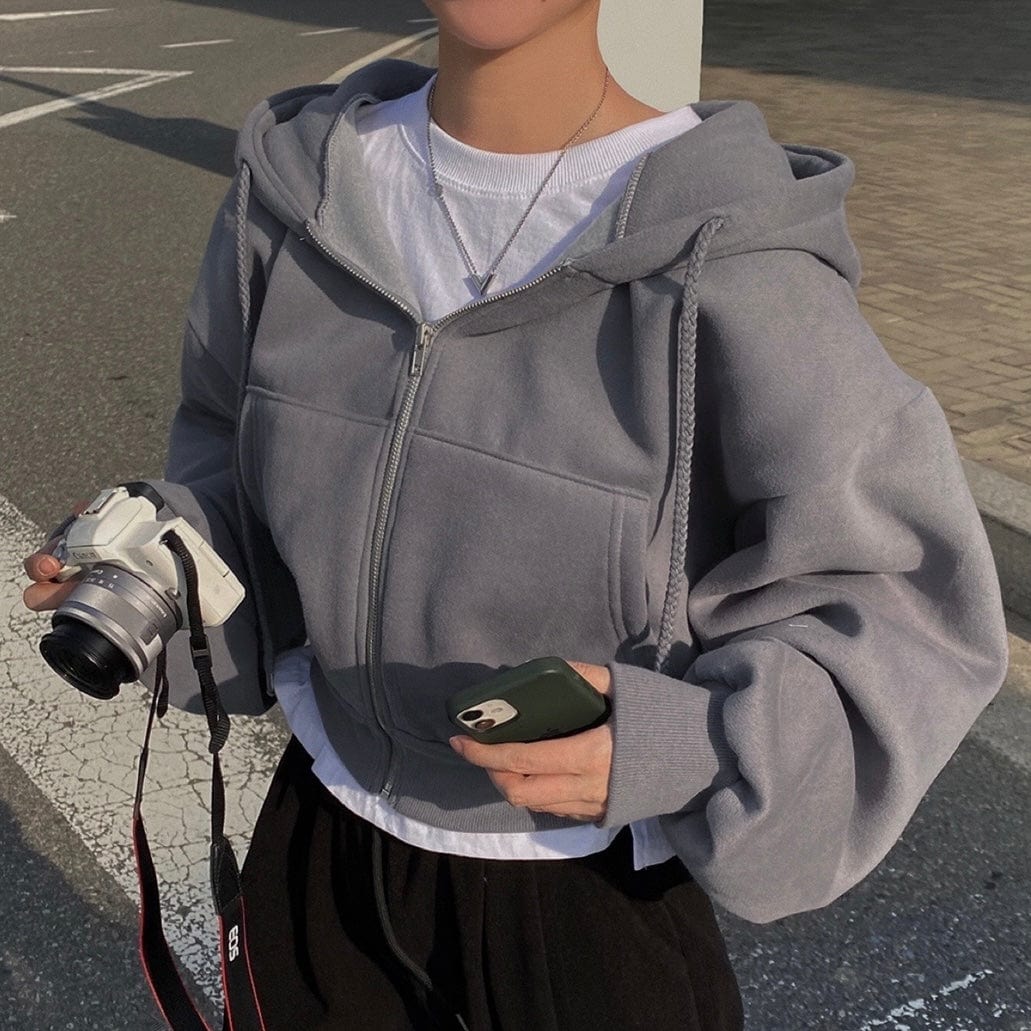 LD Casual trui met lange mouwen en tunnelkoord