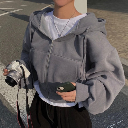 LD Casual trui met lange mouwen en tunnelkoord