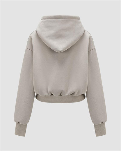 LD Casual trui met lange mouwen en tunnelkoord