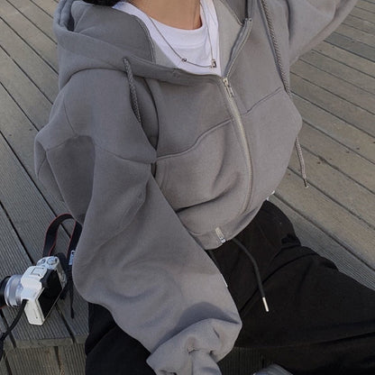 LD Casual trui met lange mouwen en tunnelkoord