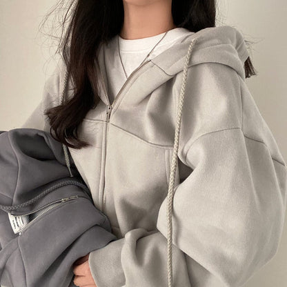 LD Casual trui met lange mouwen en tunnelkoord