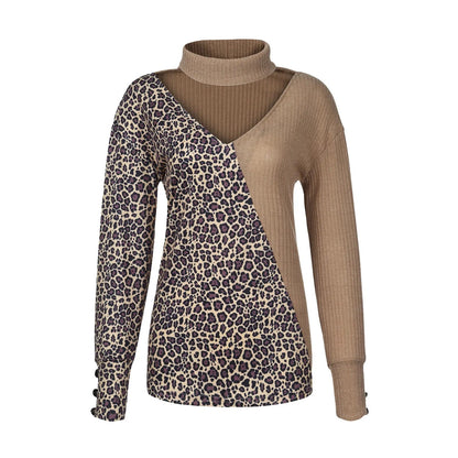 LD Gebreide trui met luipaardprint 2024