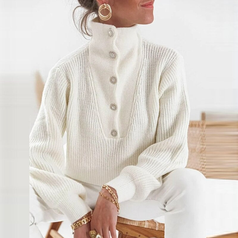 LD Eenvoudige en stijlvolle wintertrui