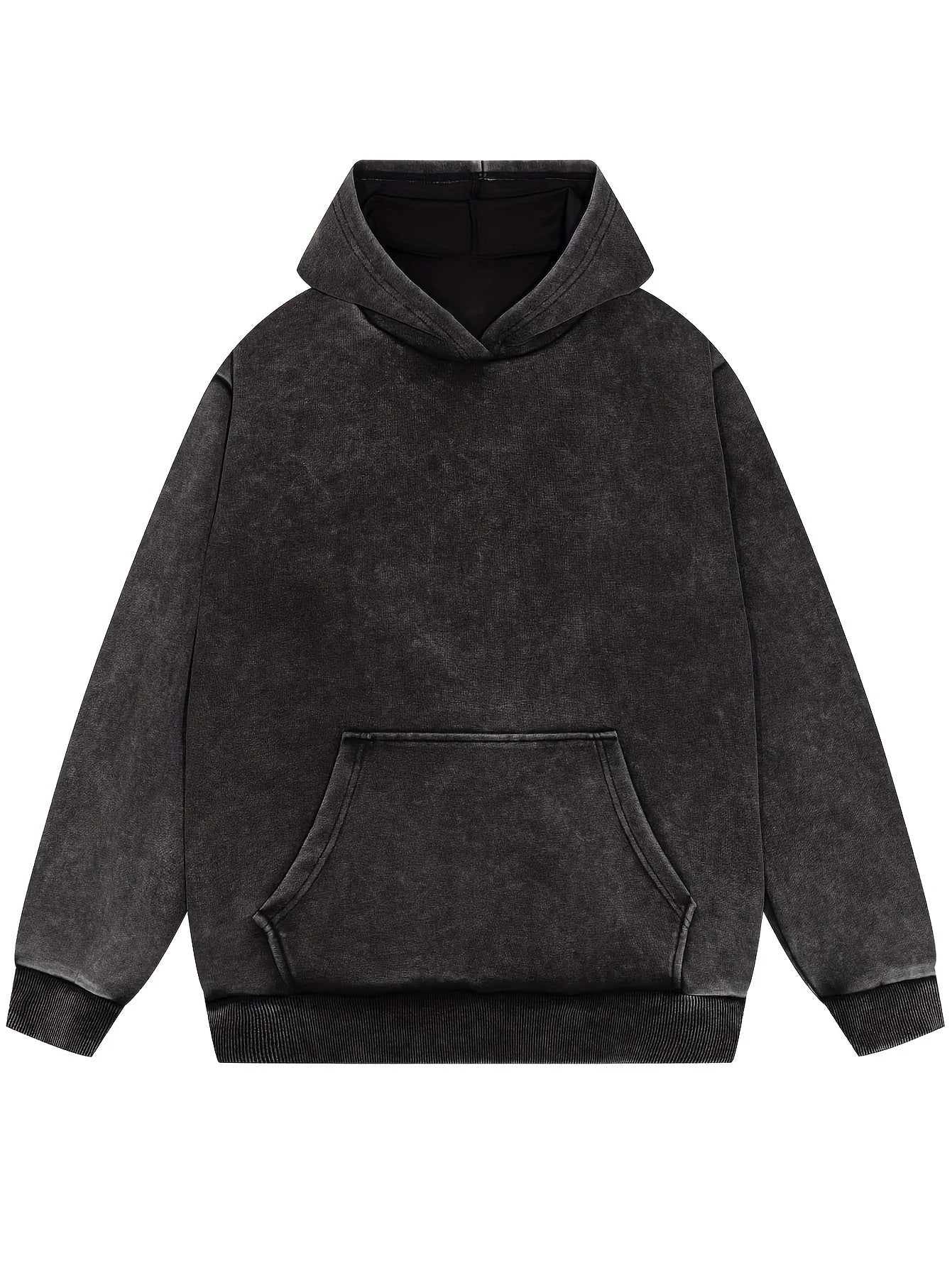 LD | Denim pullover hoodie