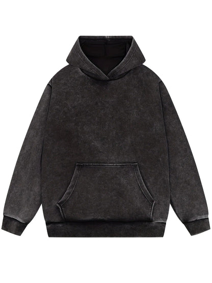 LD | Denim pullover hoodie