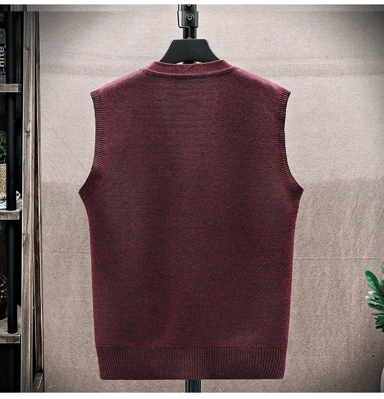 LD Casual mouwloze trui met V-hals