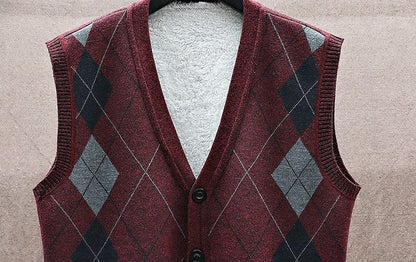 LD Casual mouwloze trui met V-hals