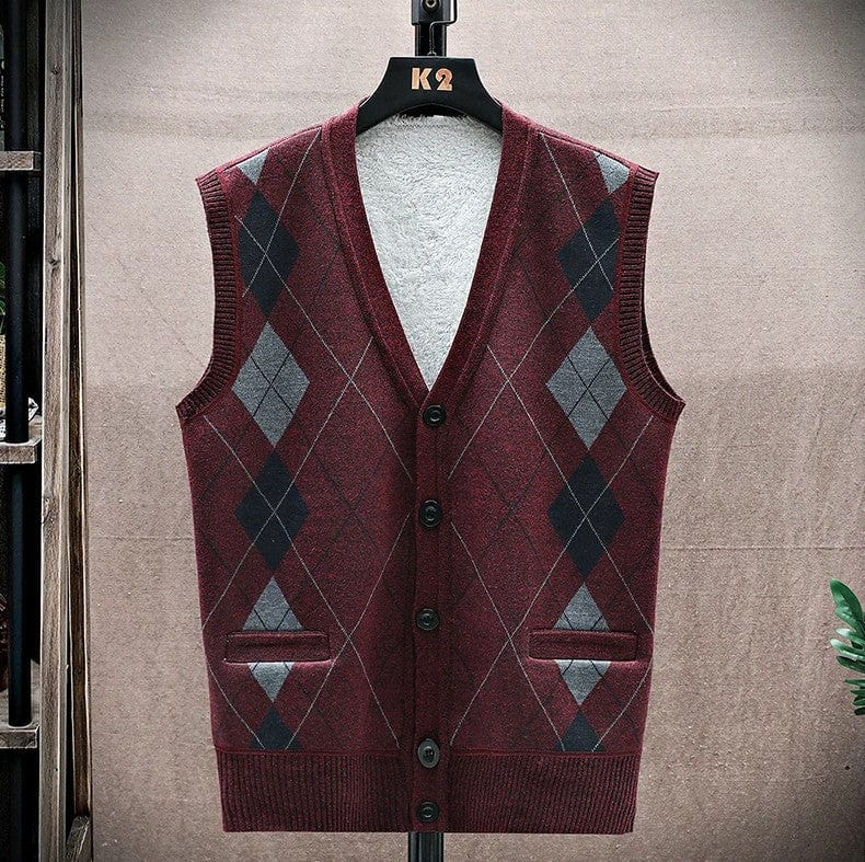 LD Casual mouwloze trui met V-hals