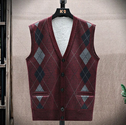 LD Casual mouwloze trui met V-hals