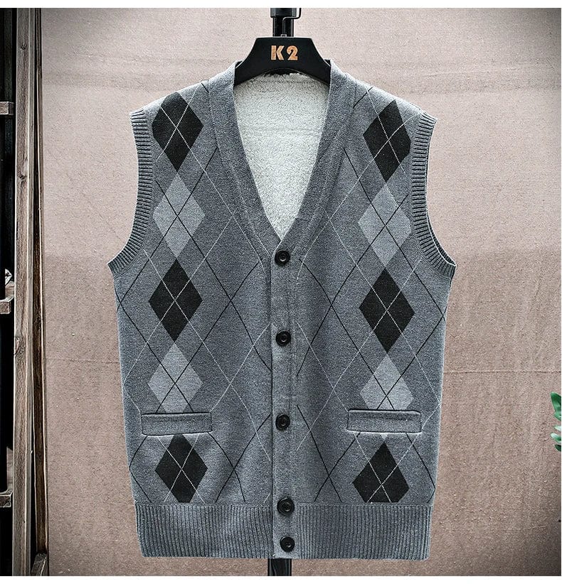 LD Casual mouwloze trui met V-hals